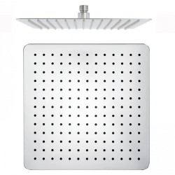 300mm 12 inch Stainless steel  Super-slim Square Chrome Rainfall Shower Head  300mm 12 inch Stainless steel  Super-slim Square Chrome Rainfall Shower Head